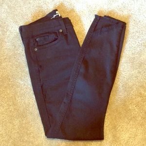 New 7 for All Mankind Black Jeans